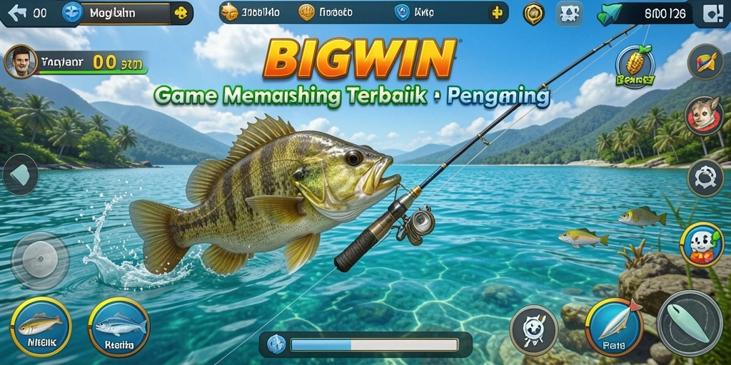 Gameplay seru di BIGWIN dengan aksi memancing yang mendebarkan.