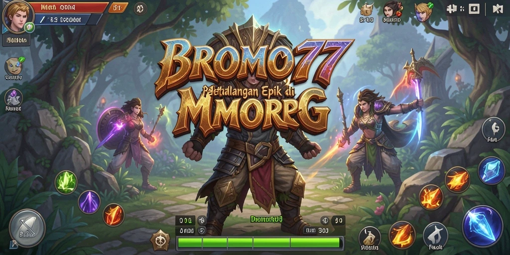 Tampilan gameplay menakjubkan dari BROMO77 dengan aksi seru.