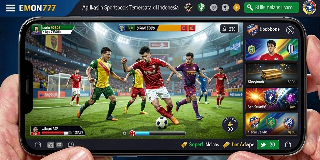 Tampilan gameplay Sportsbook EMON777 yang menarik dan interaktif.