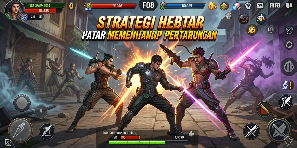 Tangkapan layar utama FO8 menampilkan strategi pertempuran yang mendebarkan.