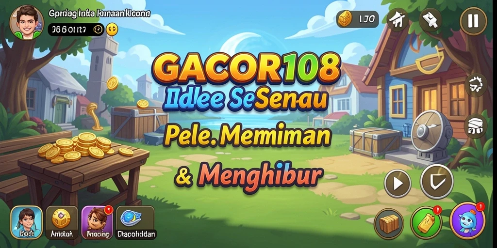 Screenshot GACOR108 menampilkan aksi seru dan gameplay Idle yang mengasyikkan.
