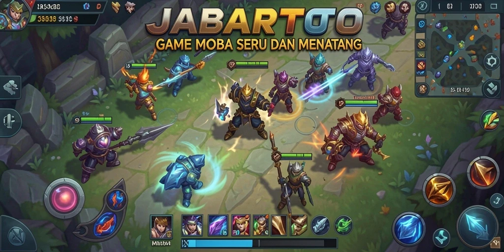 Tampilan karakter dan aksi seru di JABARTOTO.