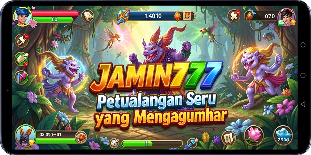 Tampilan gameplay petualangan seru dari JAMIN777.