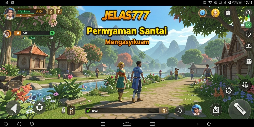 Tampilan gameplay menarik JELAS777 yang menghibur.