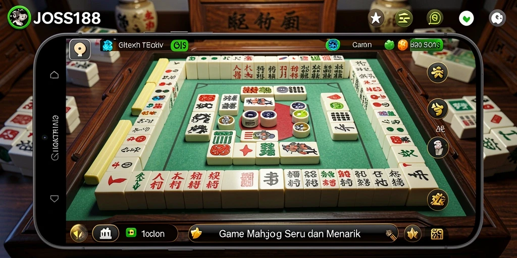 Screenshot JOSS188 menampilkan pengalaman bermain Mahjong yang mengasyikkan.