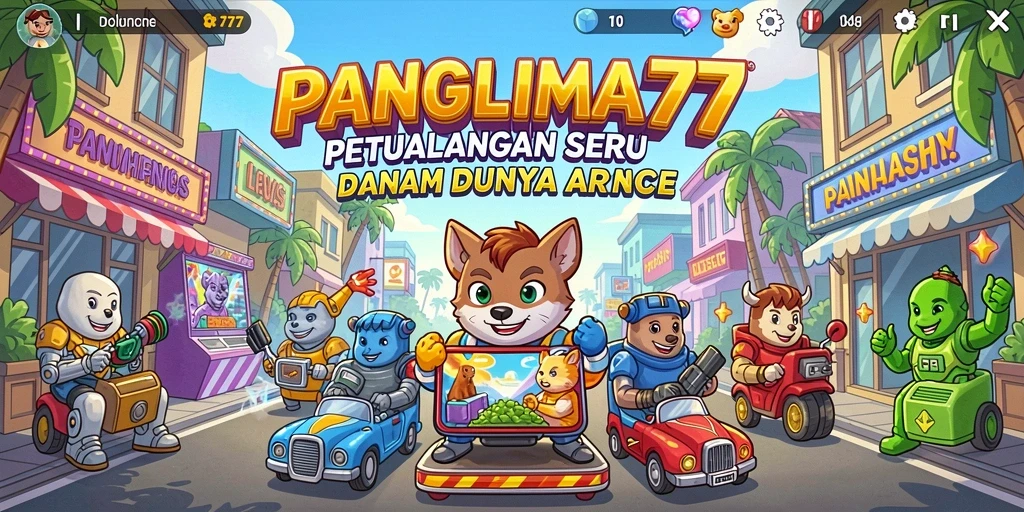 Screenshot menunjukkan aksi seru dalam gameplay PANGLIMA77.