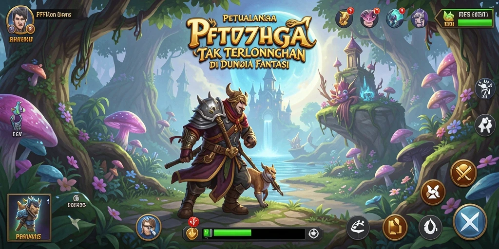 Tangkapan layar gameplay PF777 yang menampilkan aksi petualangan seru.