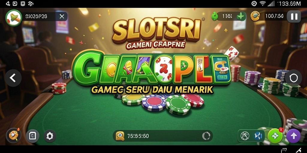 Tampilan gameplay Gaple yang seru dan interaktif di SLOTSRI.