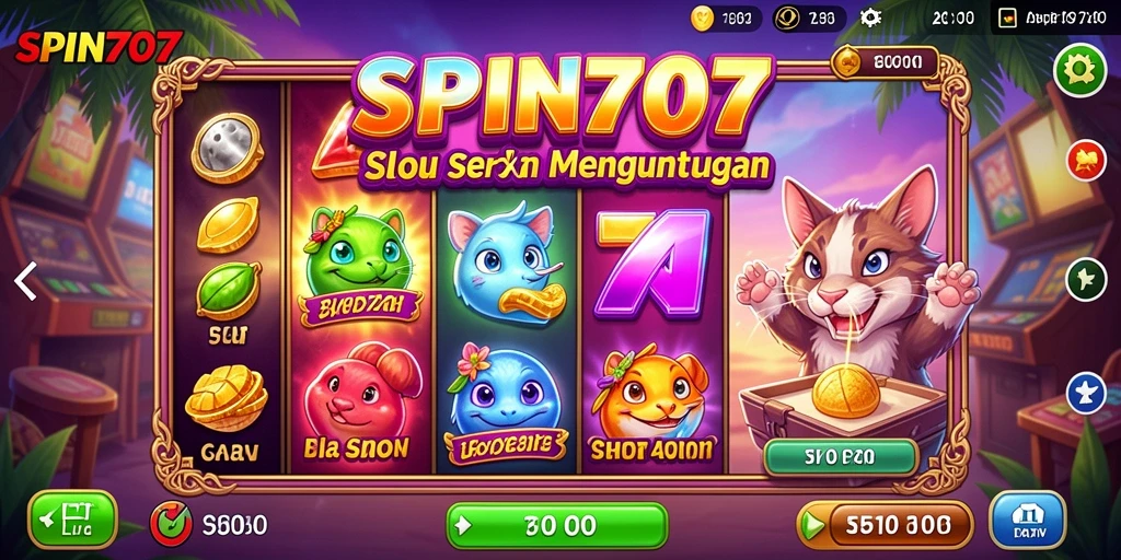 Screenshot gameplay SPIN707 menampilkan slot yang menarik dan menghibur.