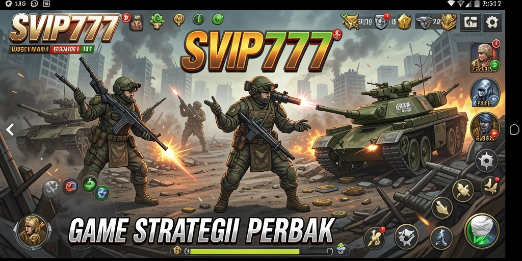 Tampilan gameplay mendebarkan di SVIP777 dengan strategi mendalam.