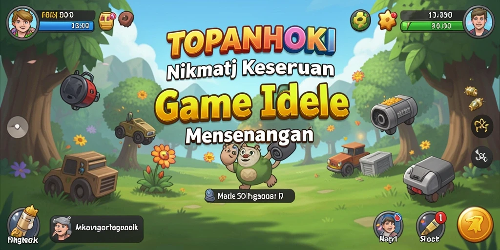 Tampilan menarik dari gameplay Idle TOPANHOKI yang mengasyikkan.