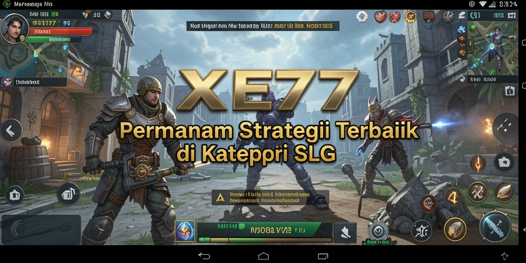 Tampilan menakjubkan gameplay strategi XE77 dengan aksi mendebarkan.