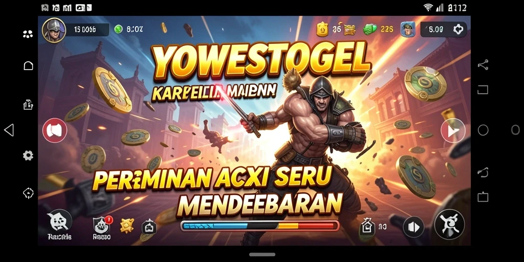 Tampilan gameplay YOWESTOGEL yang mendebarkan dan penuh aksi.